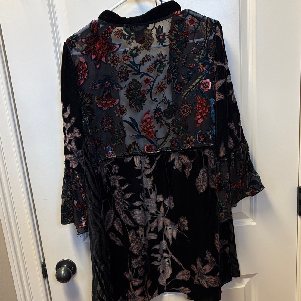 Velvet Kimono Jacket